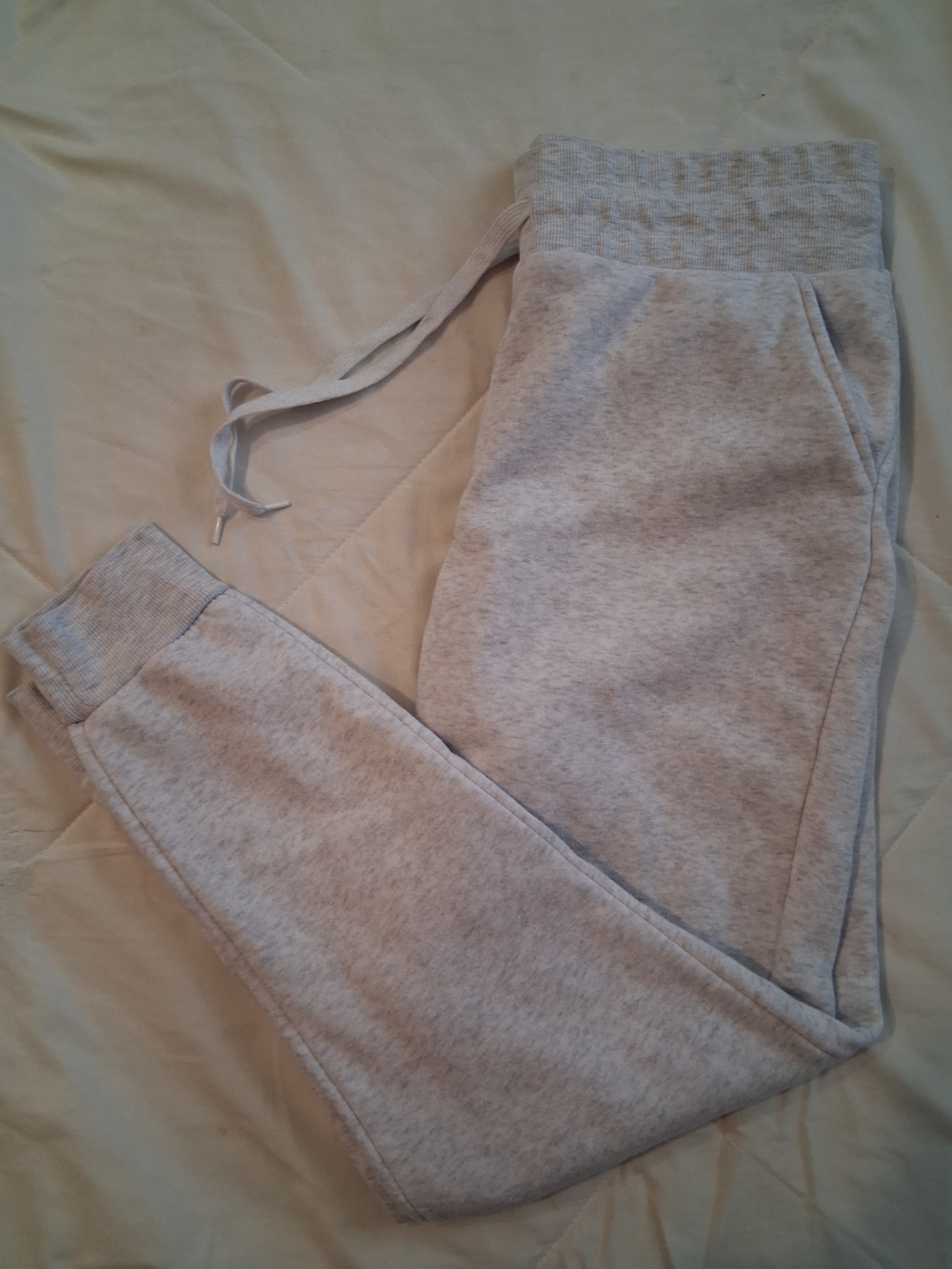 Together Light Gray Kids Jogger Sweatpants with Drawstring